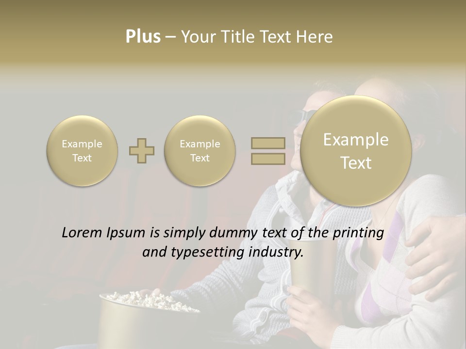 Lifestyles Seat Spectator PowerPoint Template