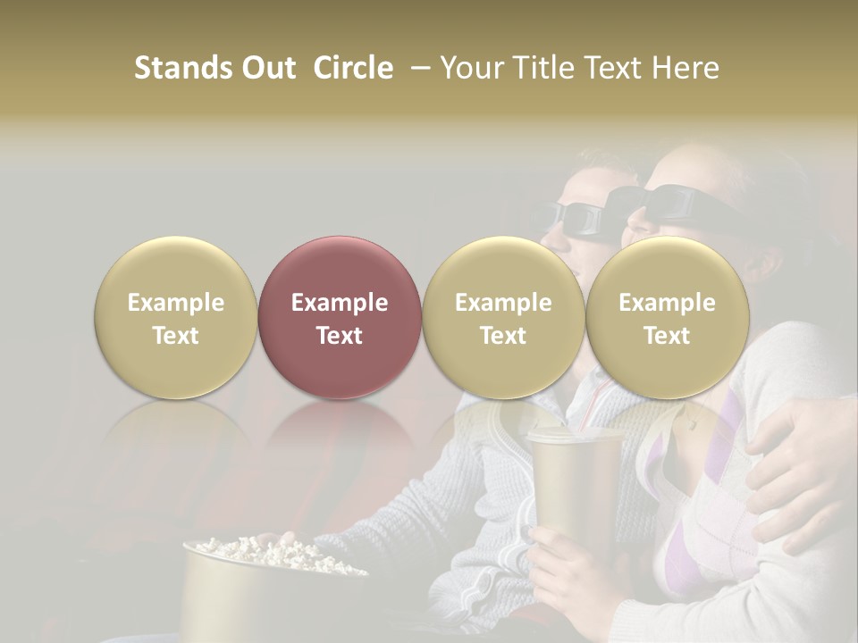 Lifestyles Seat Spectator PowerPoint Template