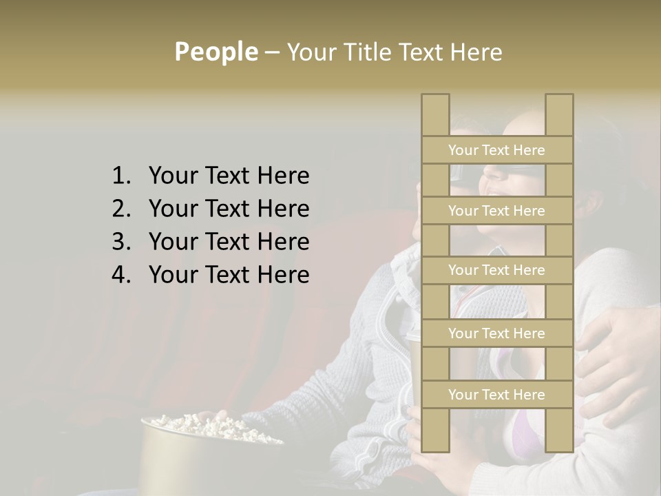 Lifestyles Seat Spectator PowerPoint Template