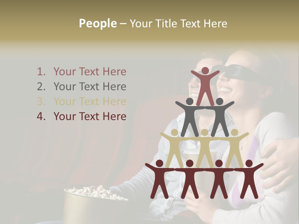 Lifestyles Seat Spectator PowerPoint Template