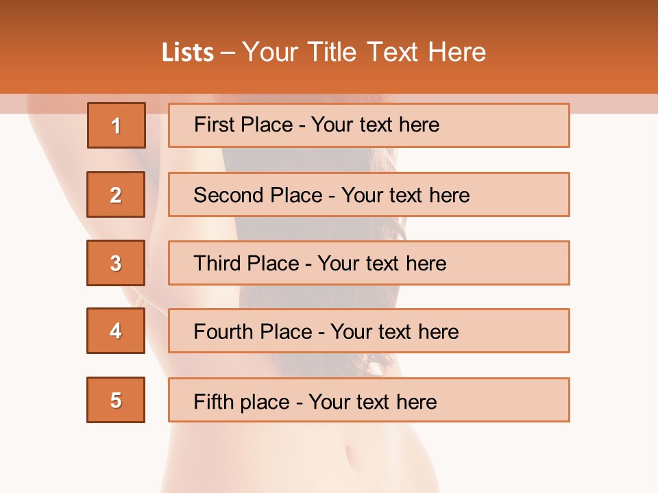 Girl  Lady PowerPoint Template