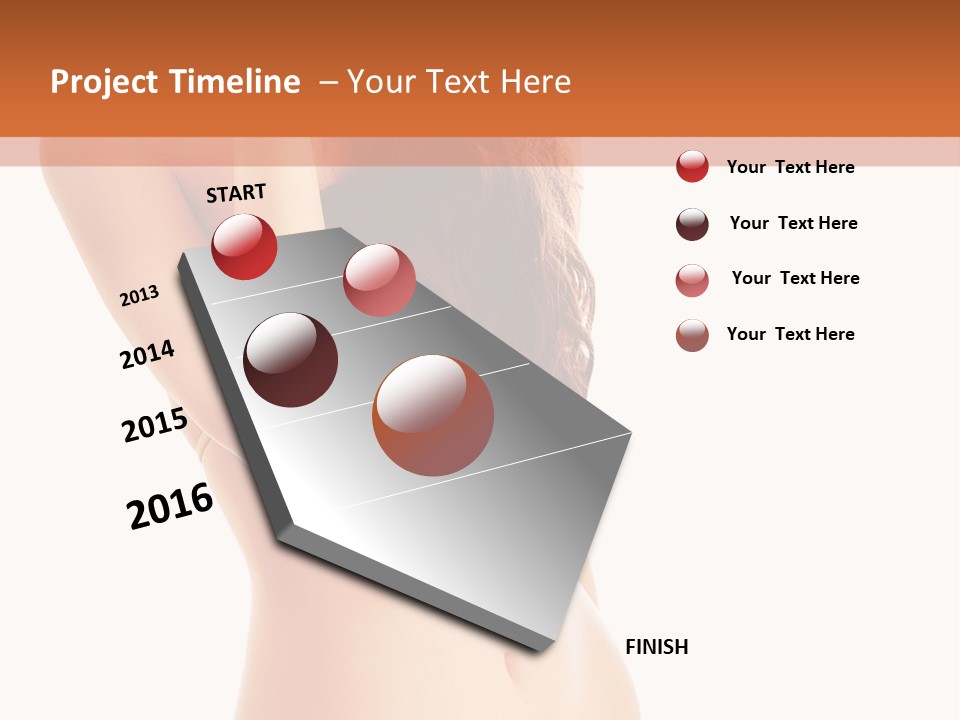 Girl  Lady PowerPoint Template