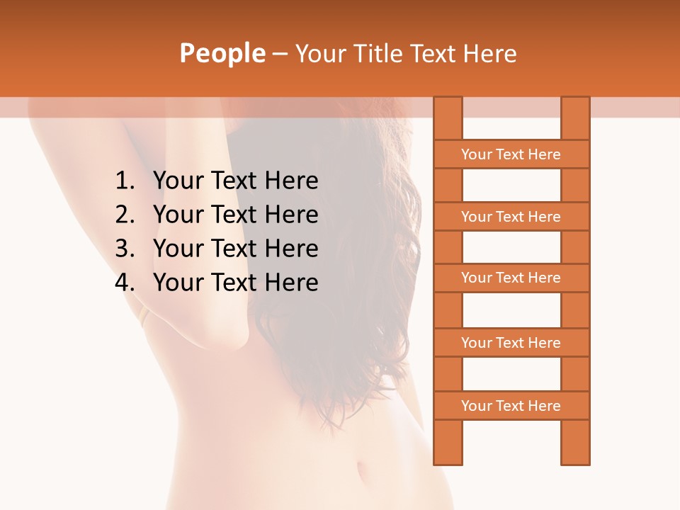 Girl  Lady PowerPoint Template