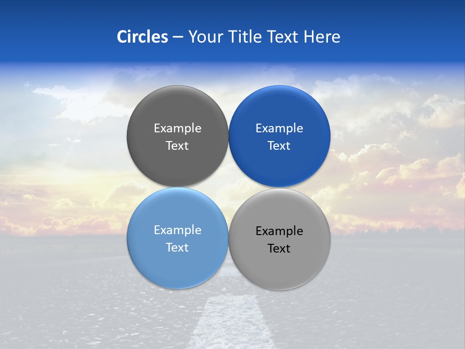 Rural Through Track PowerPoint Template