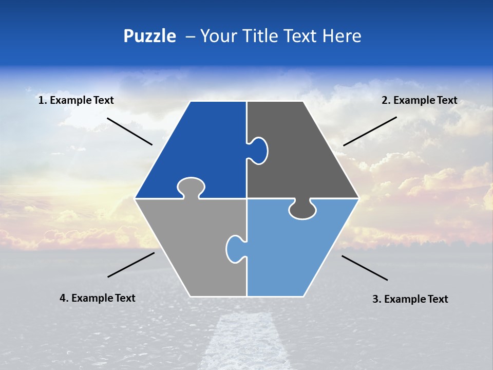 Rural Through Track PowerPoint Template
