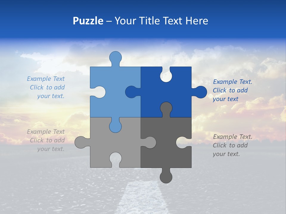 Rural Through Track PowerPoint Template