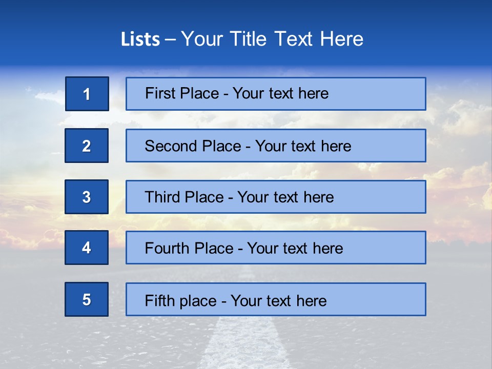 Rural Through Track PowerPoint Template