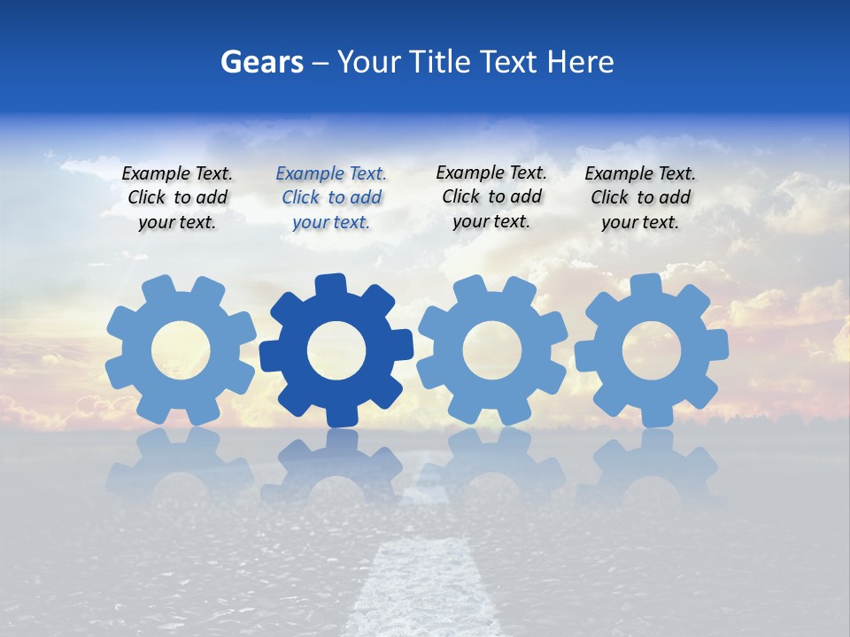 Rural Through Track PowerPoint Template