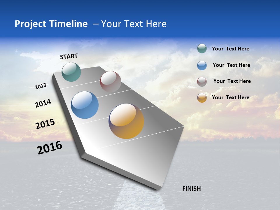 Rural Through Track PowerPoint Template