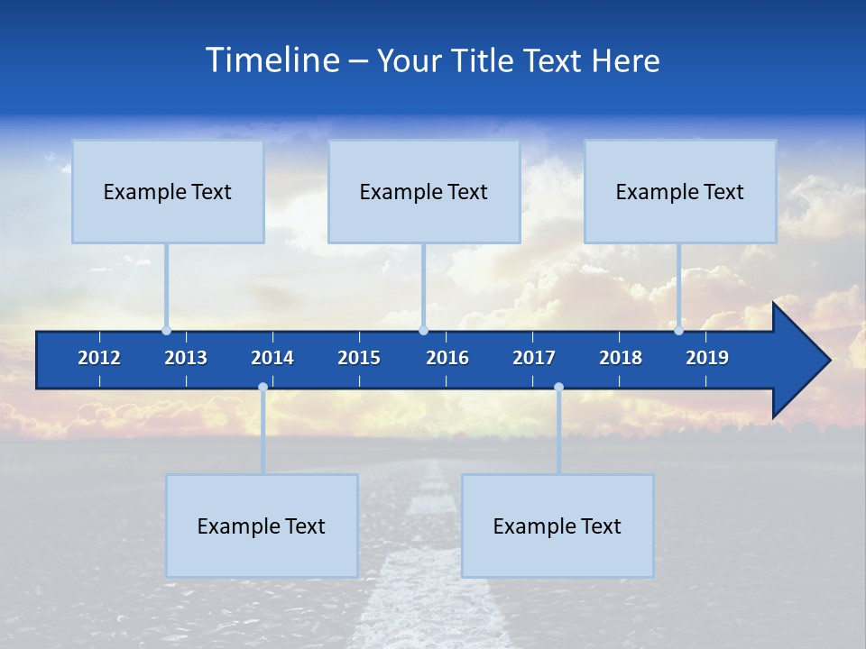 Rural Through Track PowerPoint Template