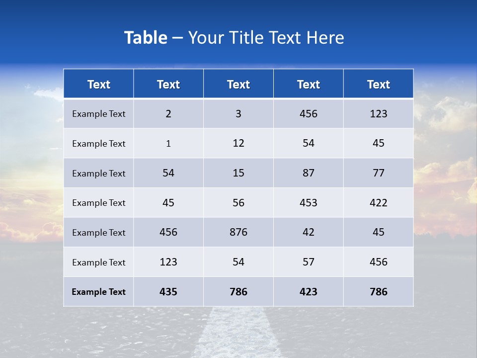 Rural Through Track PowerPoint Template