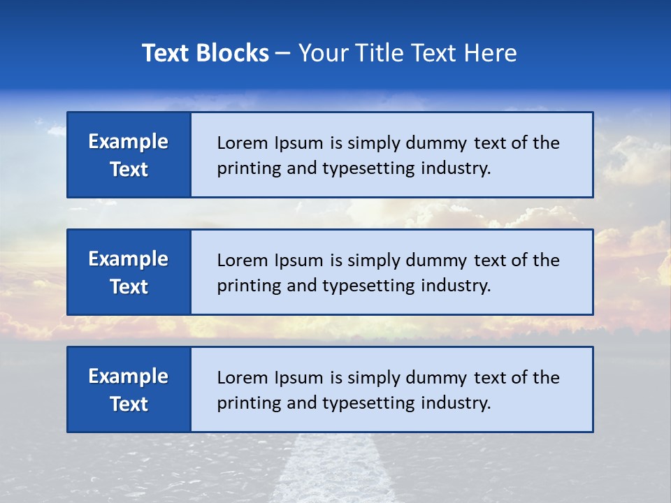 Rural Through Track PowerPoint Template