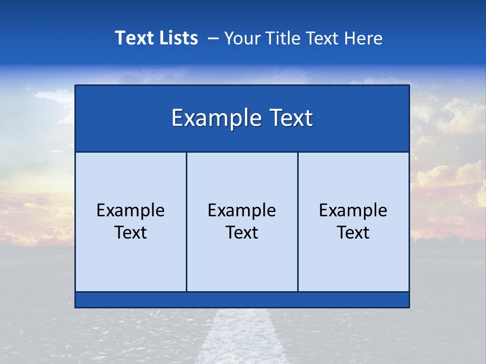 Rural Through Track PowerPoint Template