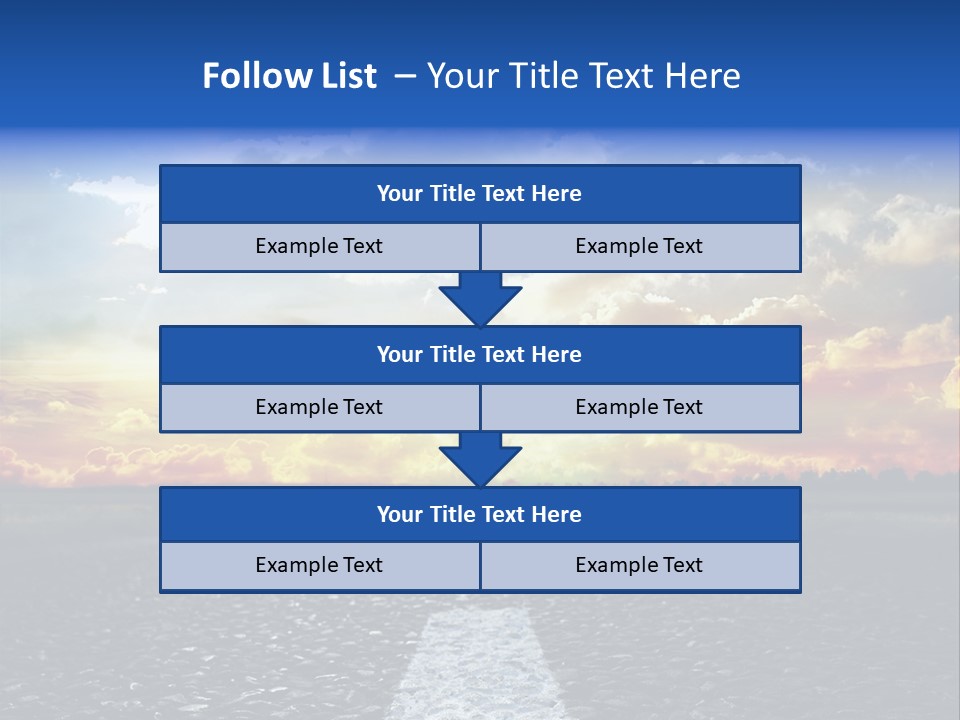 Rural Through Track PowerPoint Template