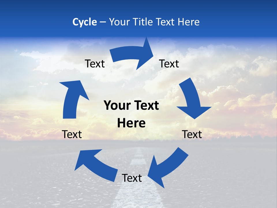 Rural Through Track PowerPoint Template