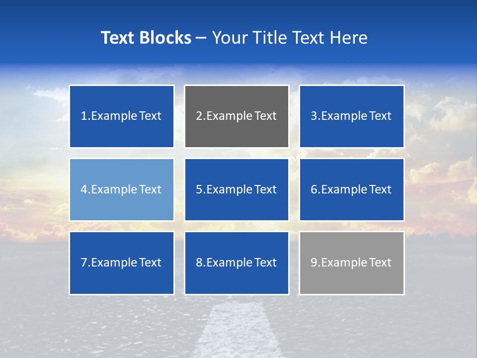Rural Through Track PowerPoint Template