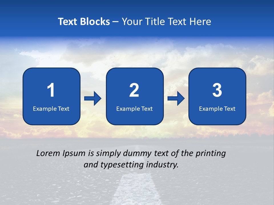 Rural Through Track PowerPoint Template