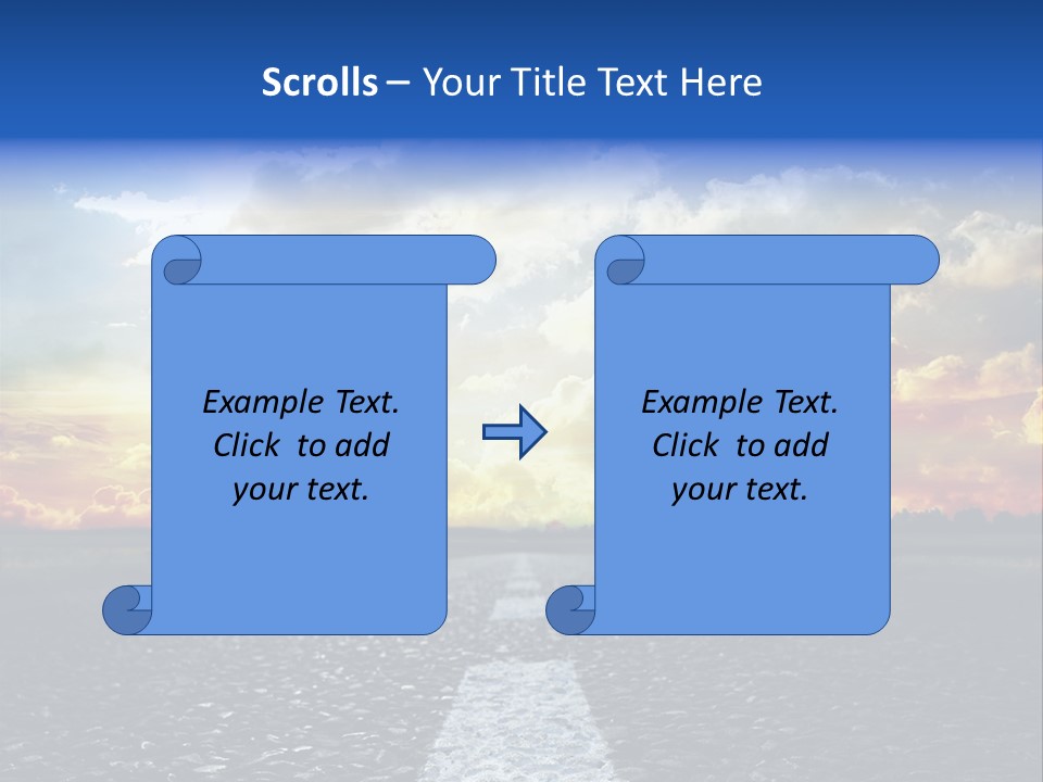 Rural Through Track PowerPoint Template