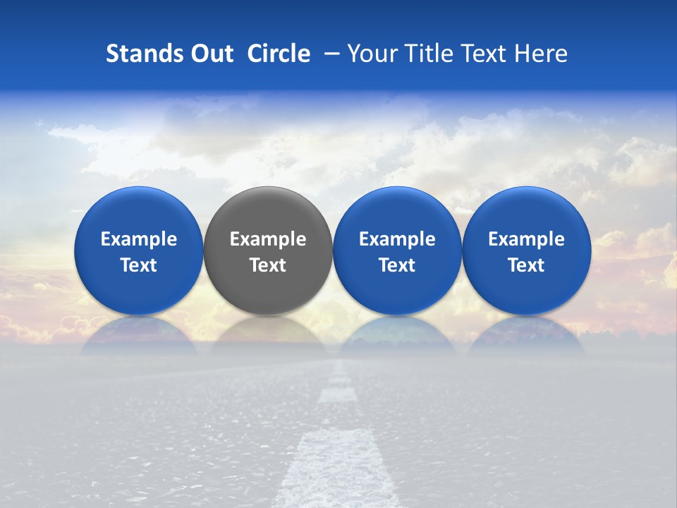 Rural Through Track PowerPoint Template