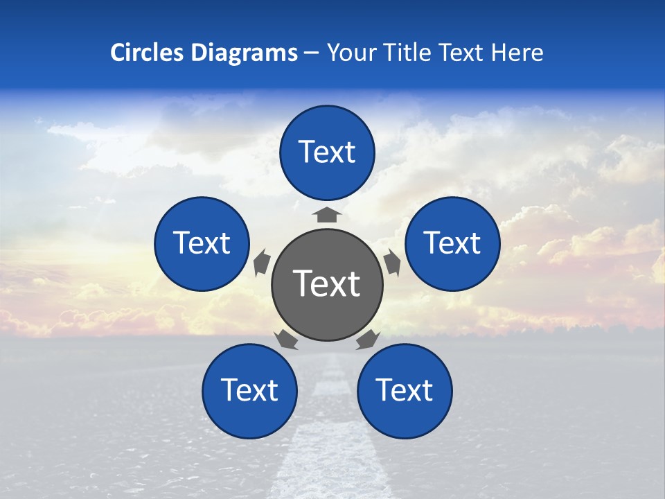Rural Through Track PowerPoint Template