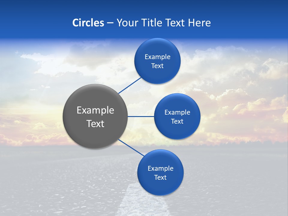 Rural Through Track PowerPoint Template