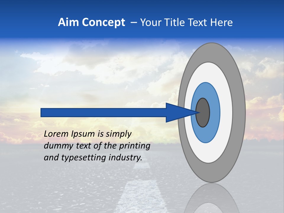 Rural Through Track PowerPoint Template