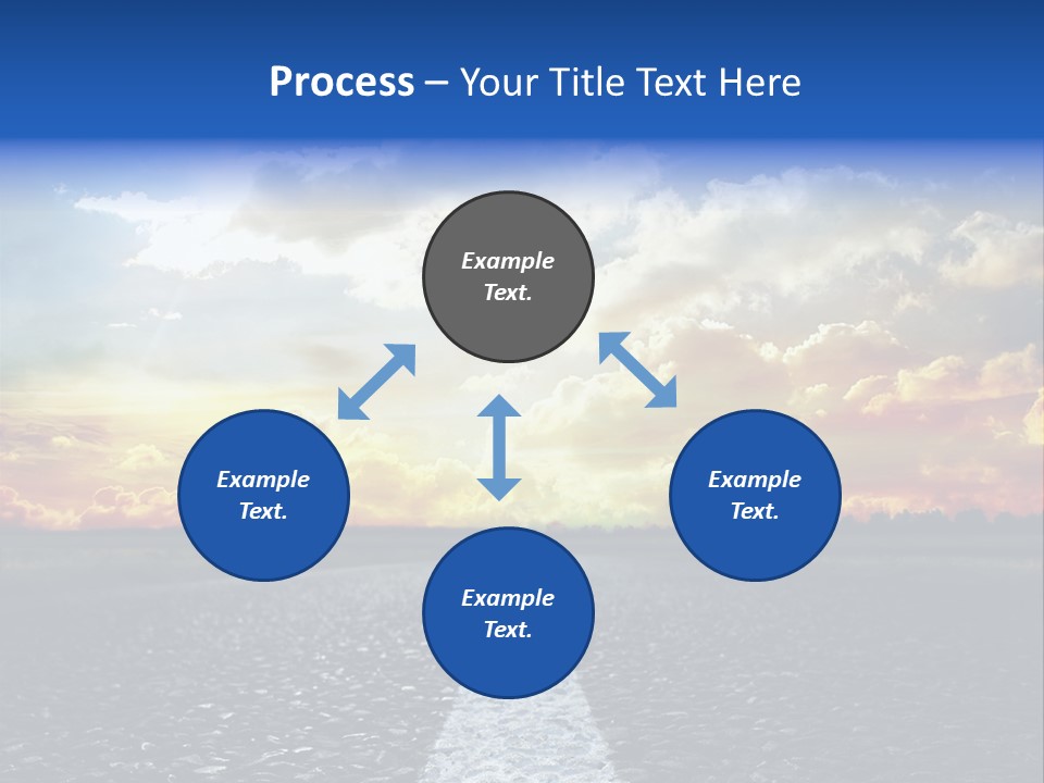 Rural Through Track PowerPoint Template