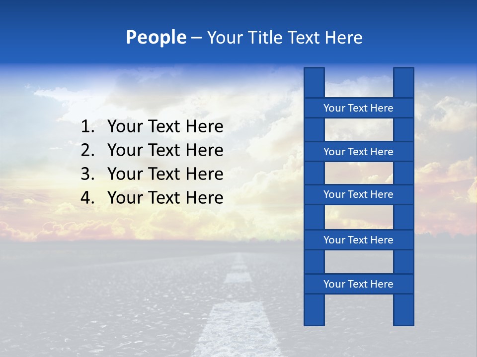 Rural Through Track PowerPoint Template