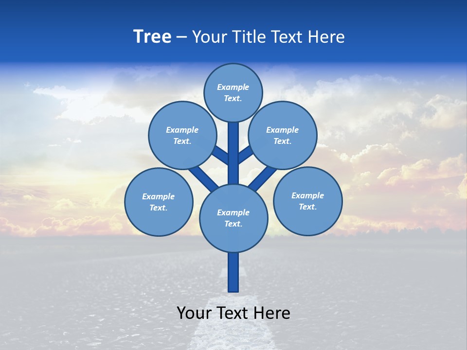 Rural Through Track PowerPoint Template