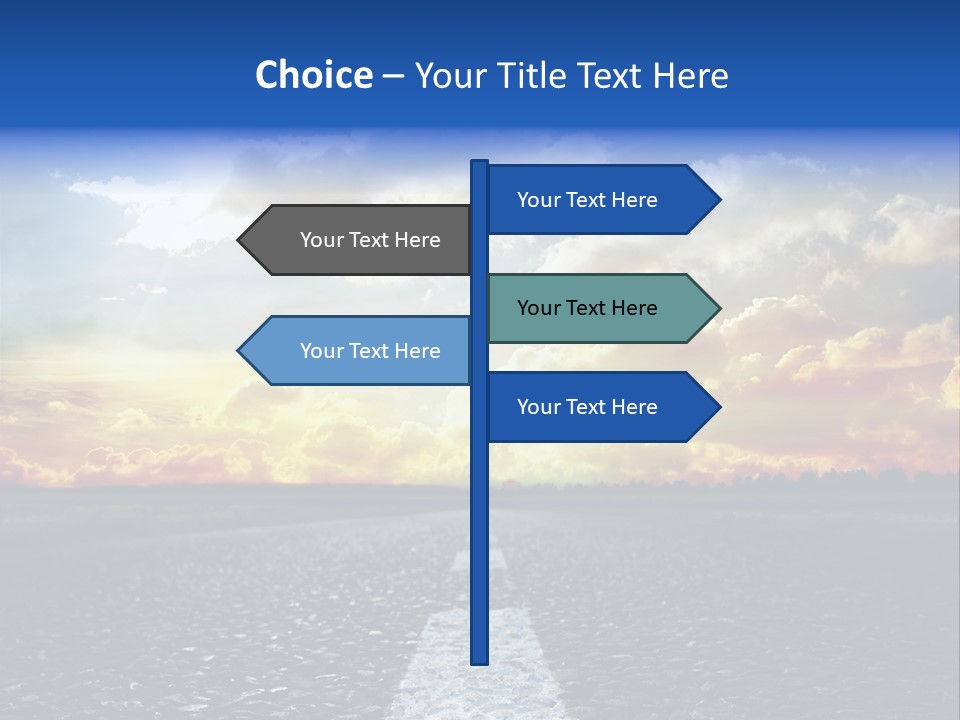 Rural Through Track PowerPoint Template