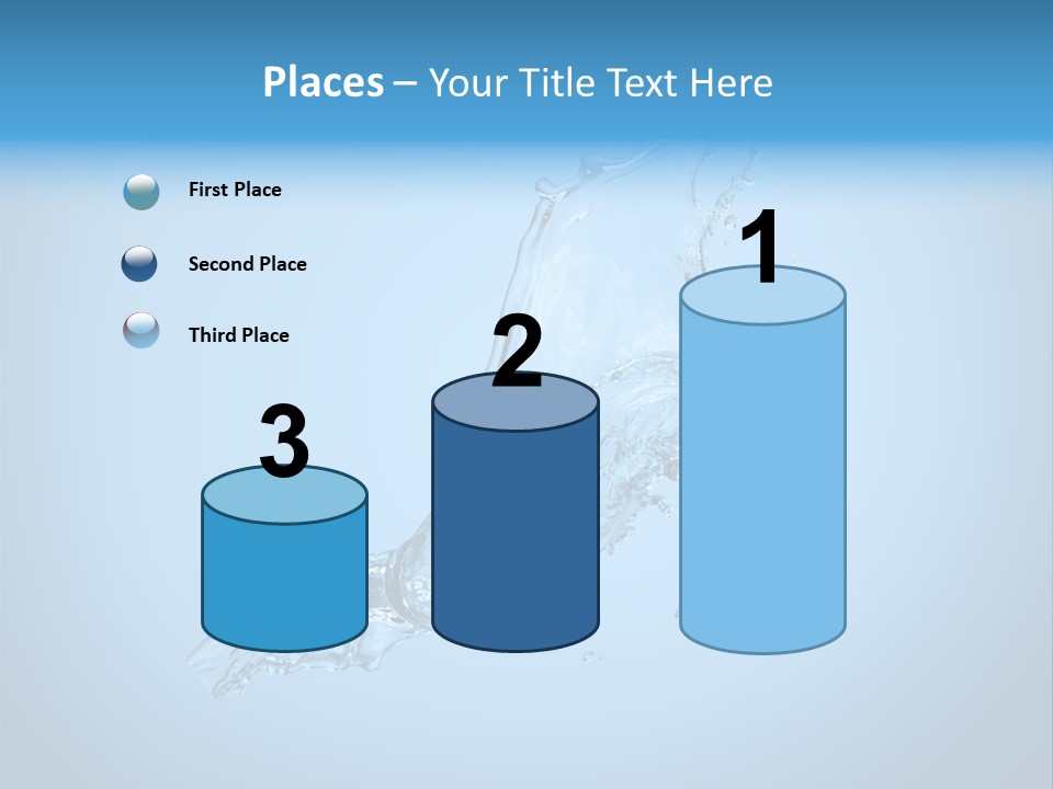 Spring Wet Drops PowerPoint Template