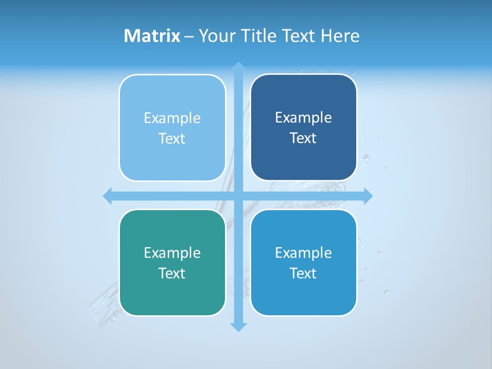 Spring Wet Drops PowerPoint Template