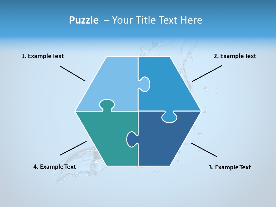 Spring Wet Drops PowerPoint Template