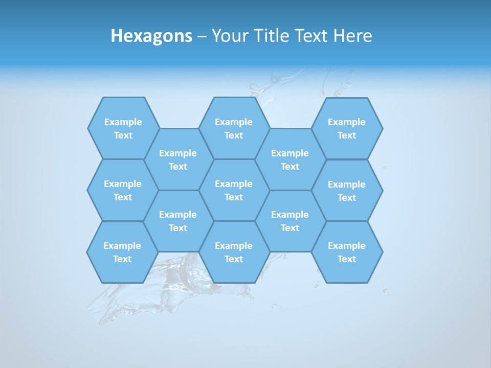 Spring Wet Drops PowerPoint Template