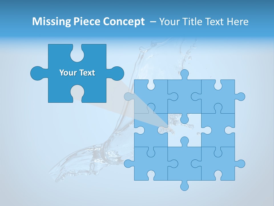 Spring Wet Drops PowerPoint Template