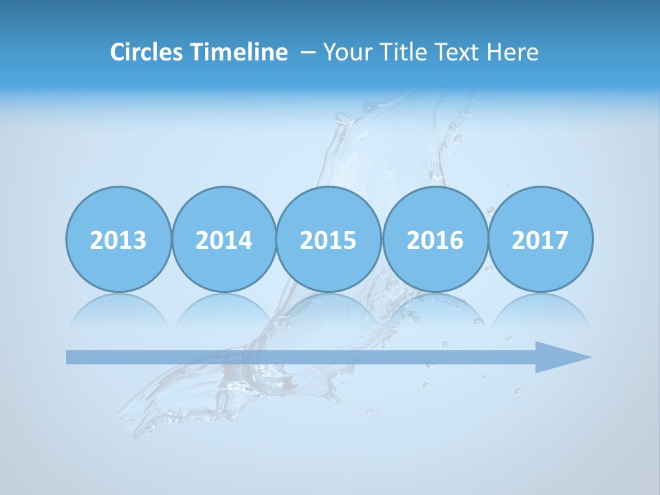 Spring Wet Drops PowerPoint Template