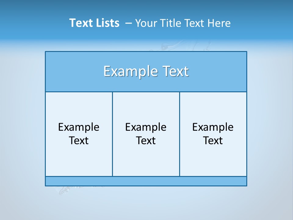 Spring Wet Drops PowerPoint Template