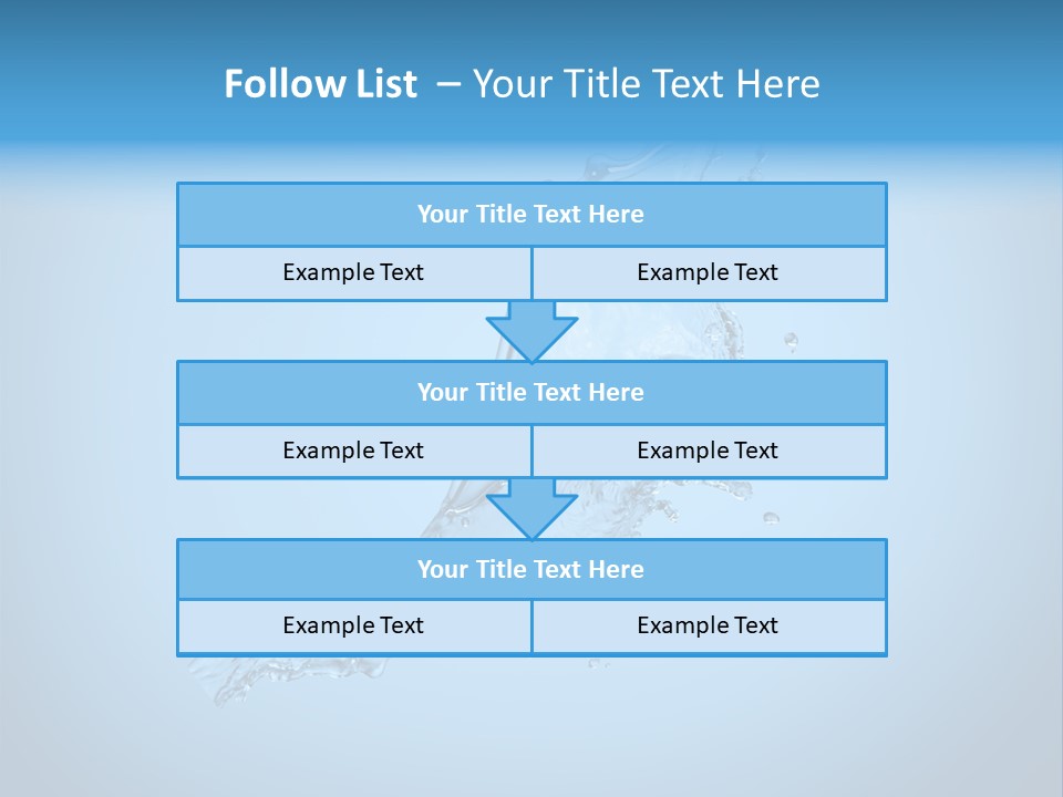 Spring Wet Drops PowerPoint Template