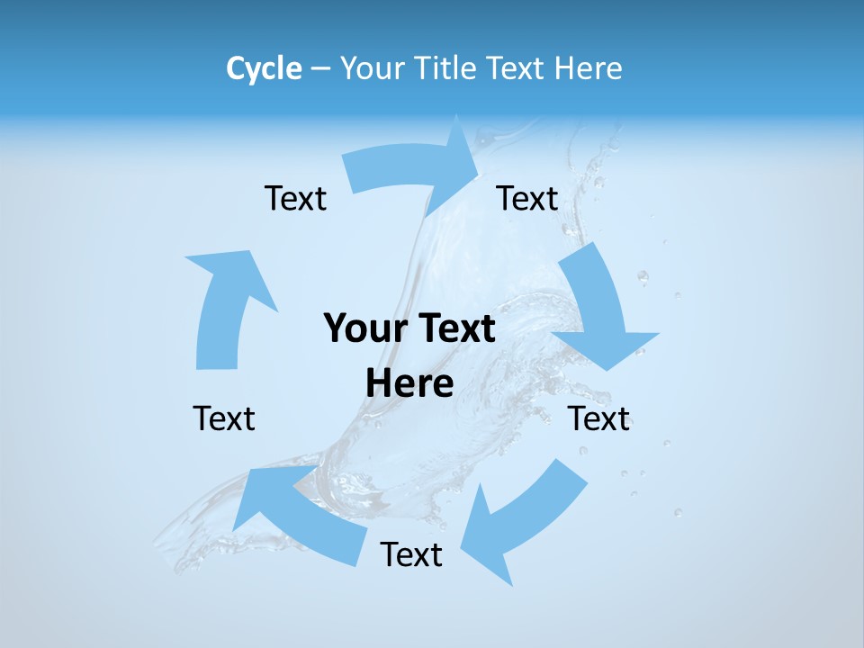 Spring Wet Drops PowerPoint Template