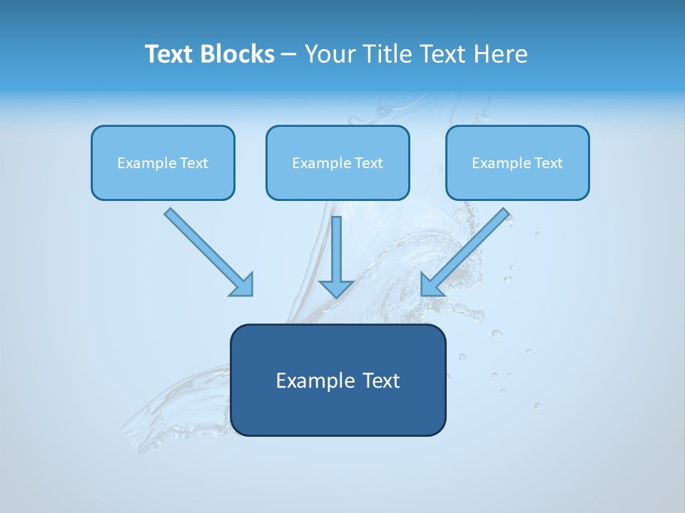 Spring Wet Drops PowerPoint Template