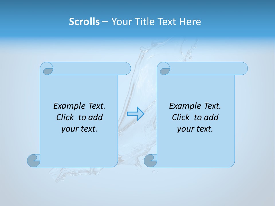 Spring Wet Drops PowerPoint Template