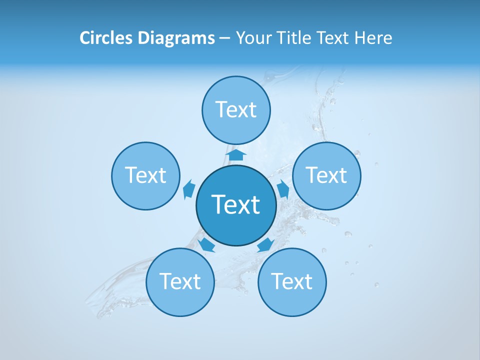 Spring Wet Drops PowerPoint Template