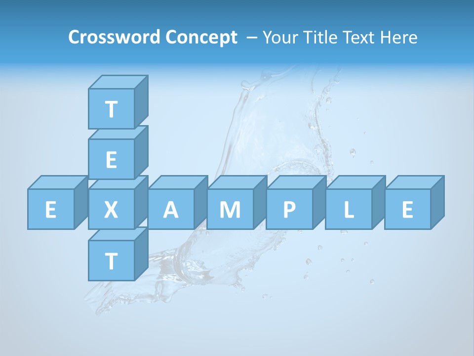 Spring Wet Drops PowerPoint Template