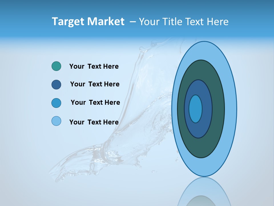 Spring Wet Drops PowerPoint Template