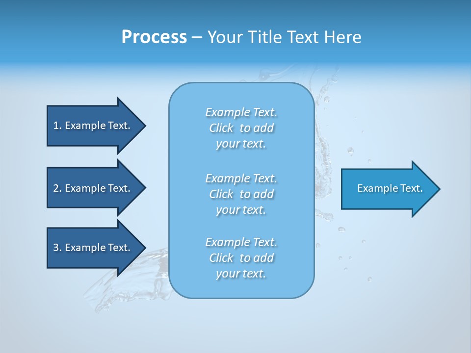 Spring Wet Drops PowerPoint Template