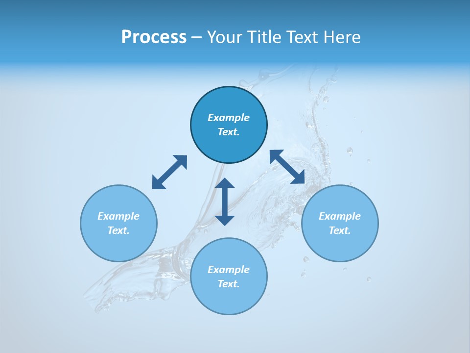 Spring Wet Drops PowerPoint Template