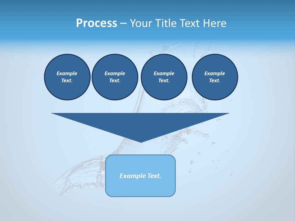 Spring Wet Drops PowerPoint Template