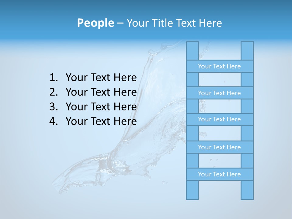 Spring Wet Drops PowerPoint Template