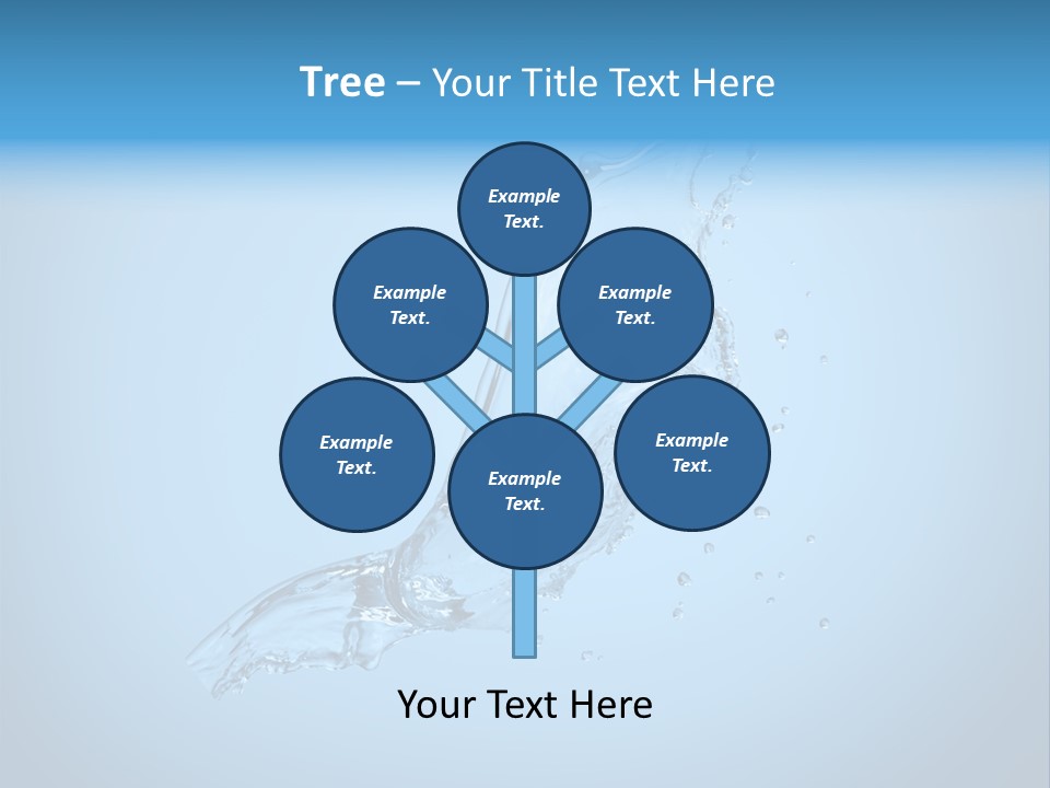 Spring Wet Drops PowerPoint Template