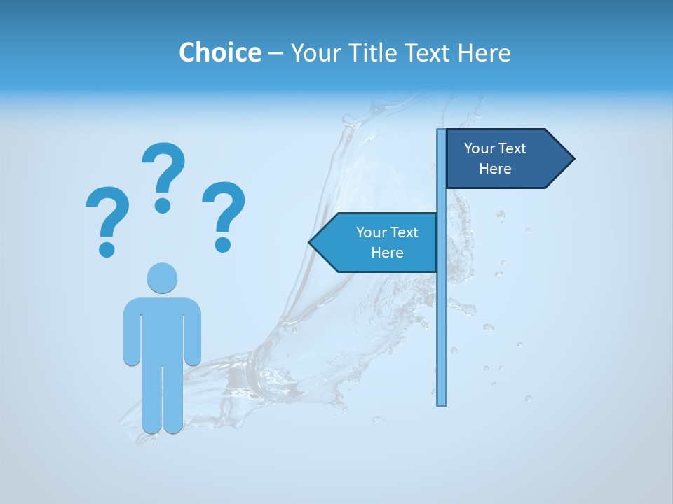 Spring Wet Drops PowerPoint Template